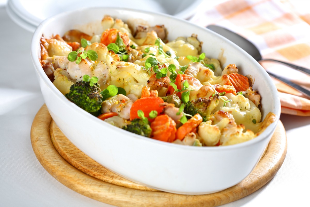 Easy Vegetable Chicken Casserole Melissa s Healthy Living