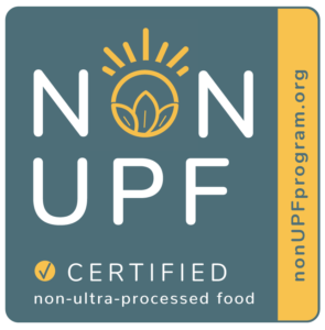 The Non-Ultra-Processed food certificate label