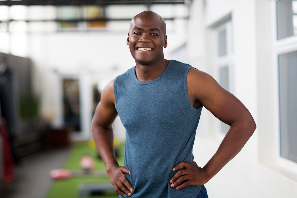 happy to exercise